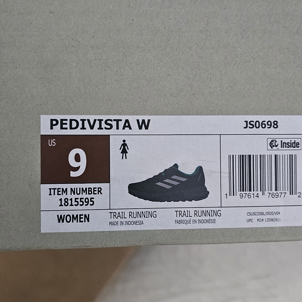 adidas Pedivista Women's Trail Running Shoes - Black and Gray